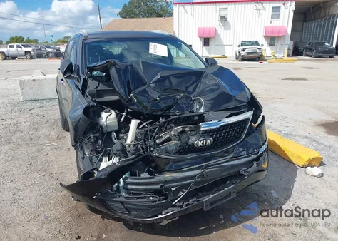 2016 Kia Sportage Ex из США, поврежденный, VIN KNDPCCACXG7833337